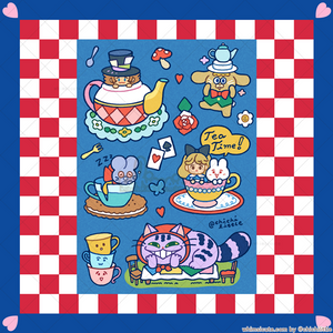 Wonderland Tea Party Sticker Sheet