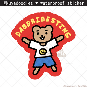 kuyadoodles - Daberibesting Waterproof Sticker