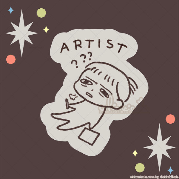 Artist - Vinyl Sticker