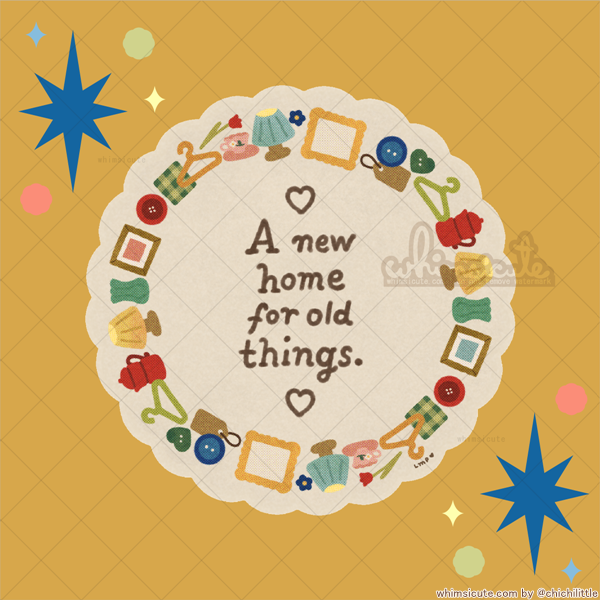 New Home for Old Things - Vinyl Sticker