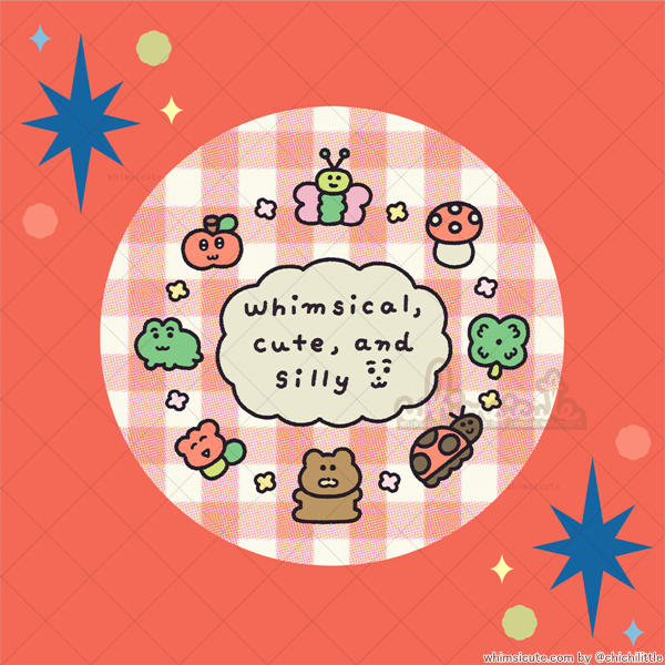 Whimsical Cute Silly - Vinyl Sticker