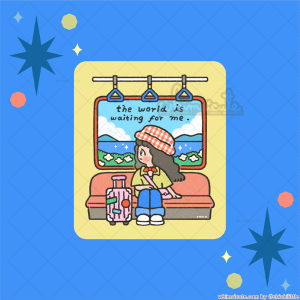 The World is Waiting For Me - Vinyl Sticker