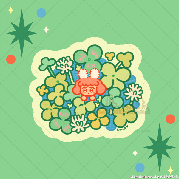 Lucky Clovers - Vinyl Sticker