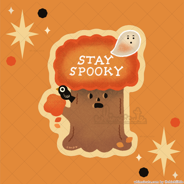 Stay Spooky Tree - Vinyl Sticker