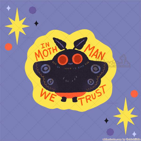 In Mothman We Trust - Vinyl Sticker