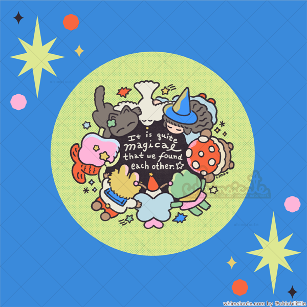 Magical Friends - Vinyl Sticker