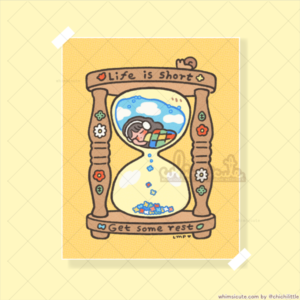 Get Some Rest Print 6in x 7.5in