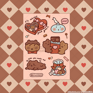Chocolates Sticker Sheet