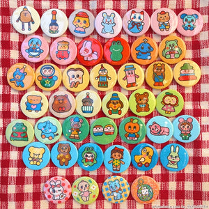 *Mystery Pack* Tiny Toys Button Pins (3 random pins inside)