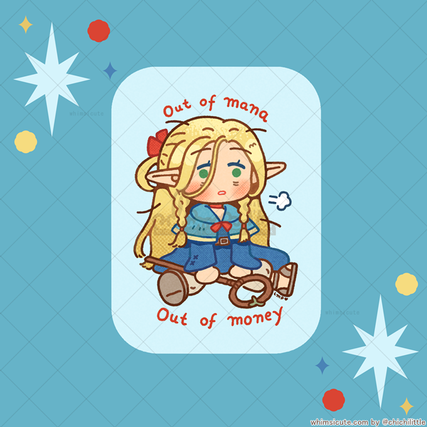 Out of Mana Marcille - Vinyl Sticker