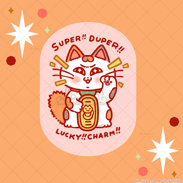 Super duper lucky charm - Vinyl Sticker