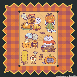 Spooky Fall Sticker Sheet