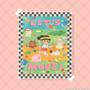 Let's Move Print 6in x 7.5in