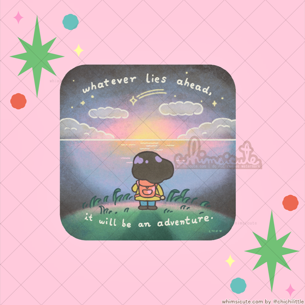 It will be an adventure - Vinyl Sticker