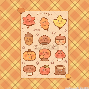 Falling Sticker Sheet