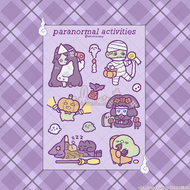 Paranormal Activities Sticker Sheet
