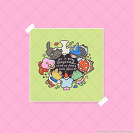 Miniprint: Magical Friends Print 4in x 4in