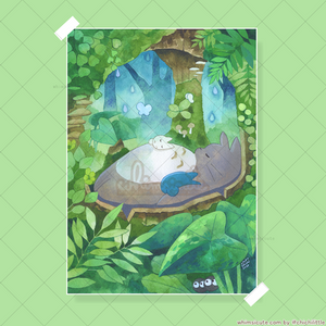 Totoro Print A4