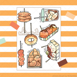 Chicha - Street Food Sticker Sheet