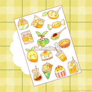 Momogi the Mango Sticker Sheet
