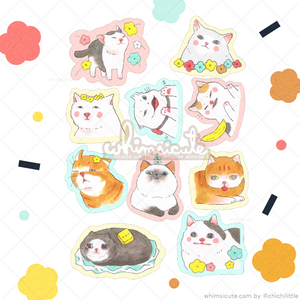 Silly Pussys 2 Sticker Flakes