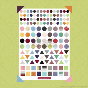 Tiny Shapes 05 Sticker Sheet