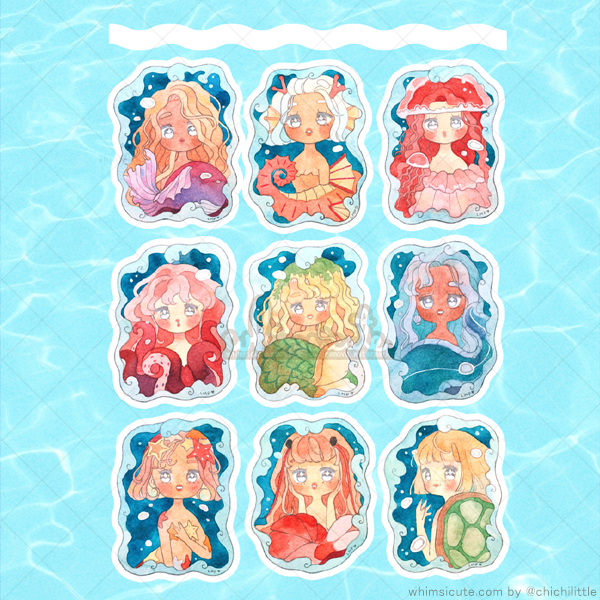 Ocean Girls Sticker Flakes