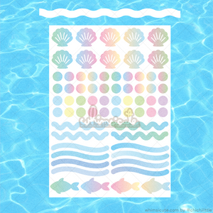 Mermay Shapes Sticker Sheet - Matte