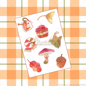 Cozy Autumn Sticker Sheet