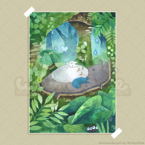 Totoro Print 5in x7in