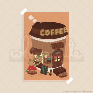 Coffee House Print 4in x 6in