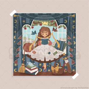 Fairytale Window Print 6in x 6in