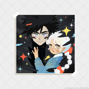 Howl and Sophie Print 6in x6in