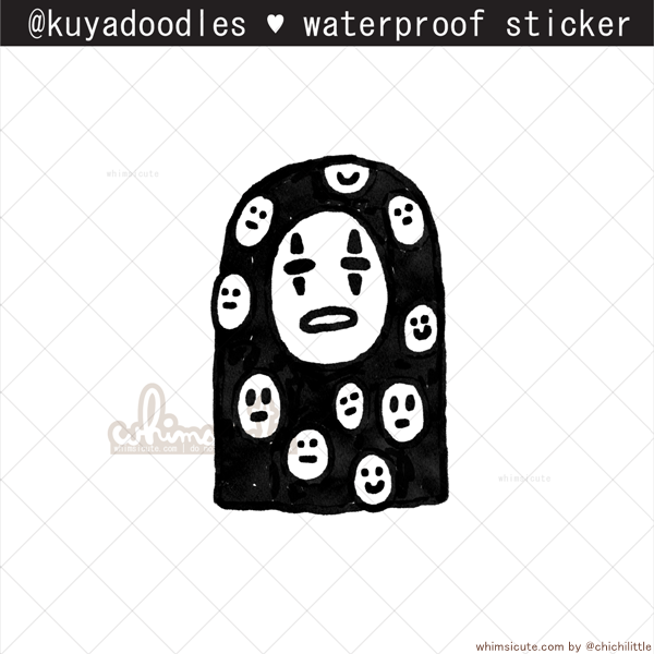 kuyadoodles - Many Face Waterproof Sticker