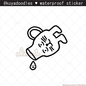 kuyadoodles - Almost Empty Waterproof Sticker