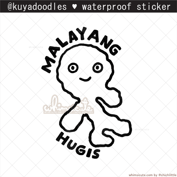 kuyadoodles - Malayang Hugis Waterproof Sticker