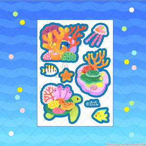 Coral Reef Sticker Sheet