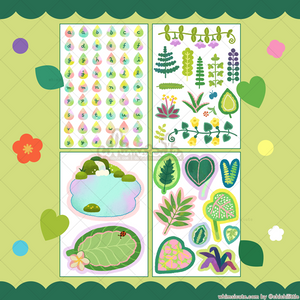 Rainforest Sticker Sheet SET - Matte