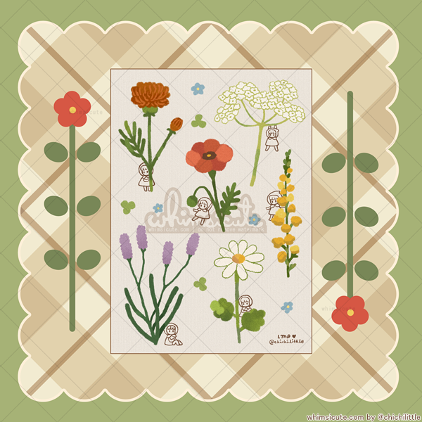 Wildflowers and Me Sticker Sheet