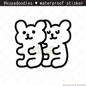 kuyadoodles - Gummi Bears Waterproof Sticker