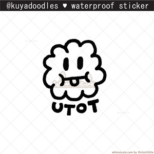 kuyadoodles - Utot (Fart) Waterproof Sticker