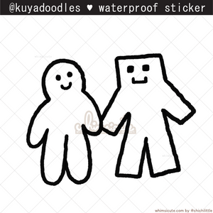 kuyadoodles - Tandem Waterproof Sticker